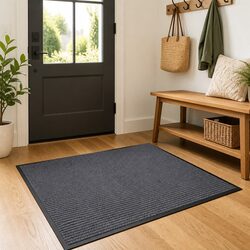 Grey Non-Slip Door Mat: 120 x 180 cm Size and Quality