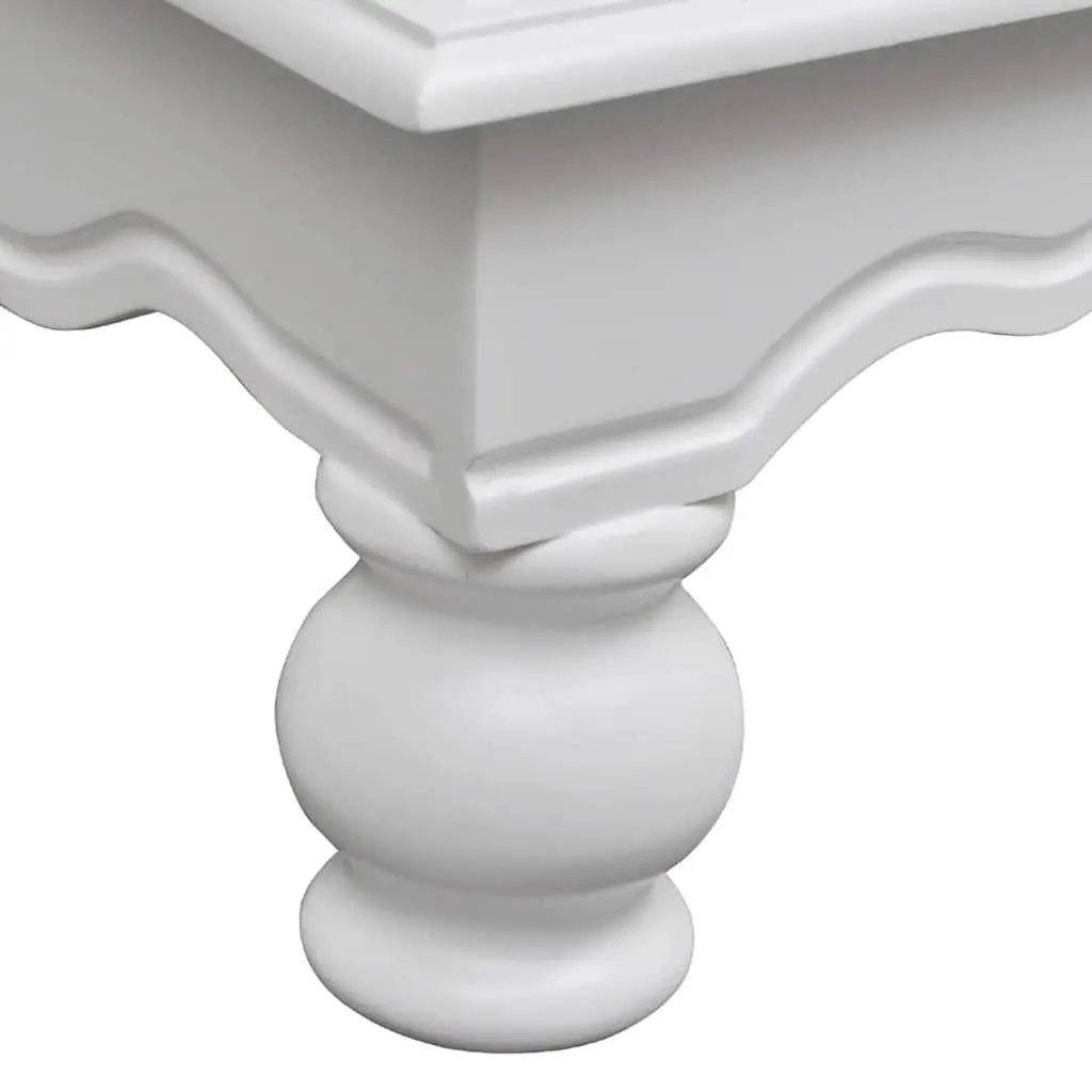 White Wooden Cabinet with Ample Storage Solutions