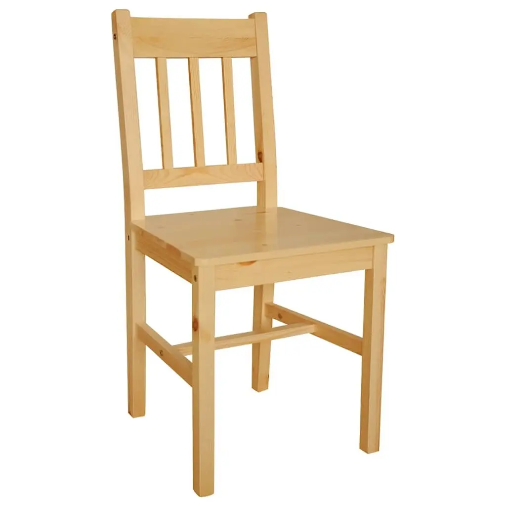Beige Dining Chair Set with Sturdy Build