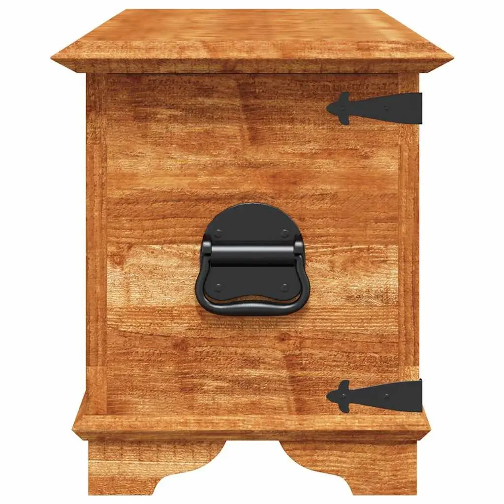 Storage Chest Handmade Solid Wood Brown Rough Mango Bedroom Cabinet Box