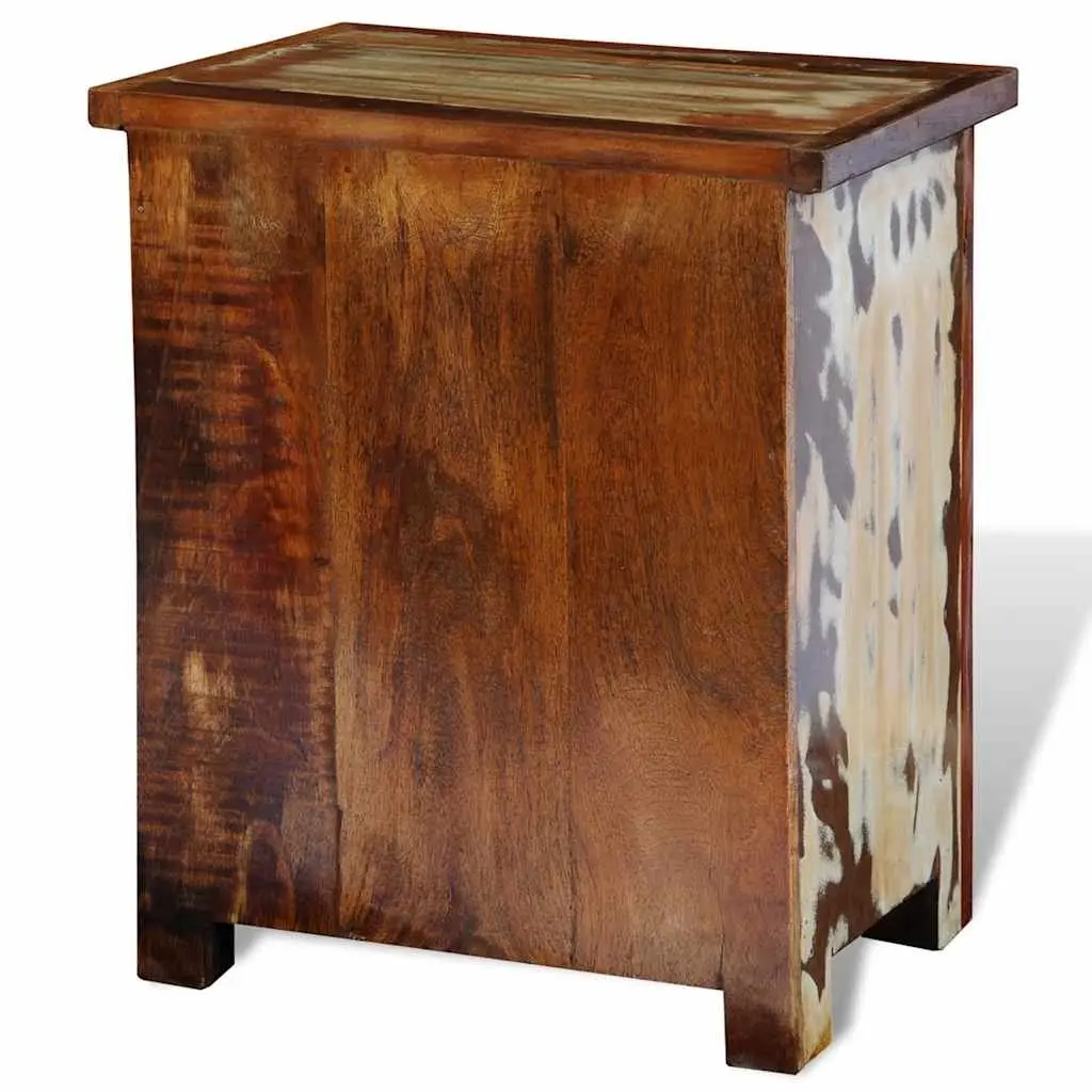 2-Drawer Reclaimed Wood Nightstand