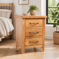 Wooden Nightstand: Practical Storage Solution