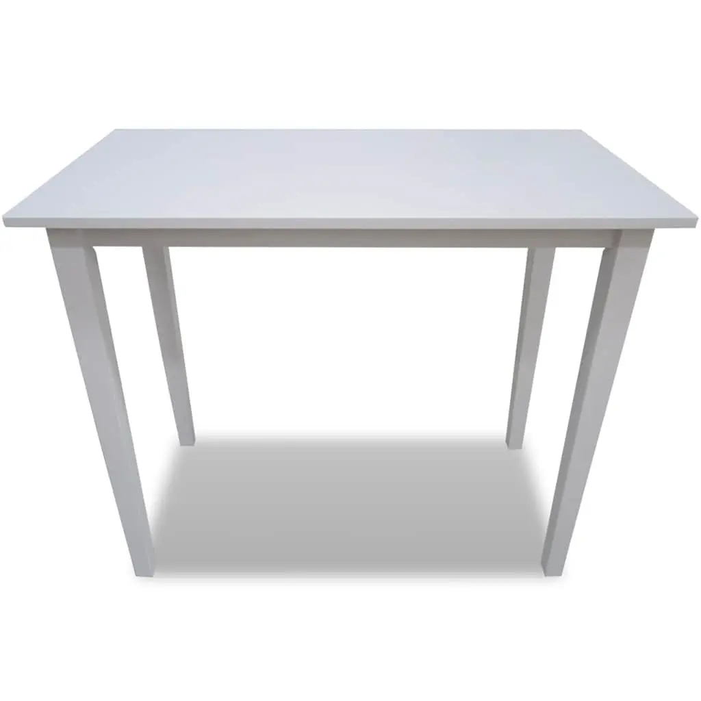 Wooden Bar Table Kitchen Dining Room Console Tall White