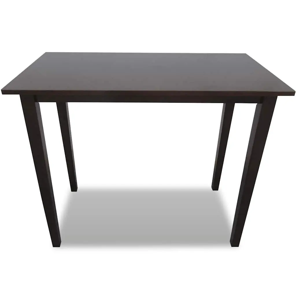 Wooden Bar Table Kitchen Dining Room Console High Top Brown