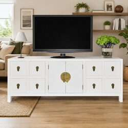 Reliable White Sideboard: Practical Storage Solution