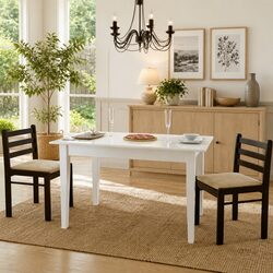 Durable Rubberwood Dining Chair Set for Everyday Use