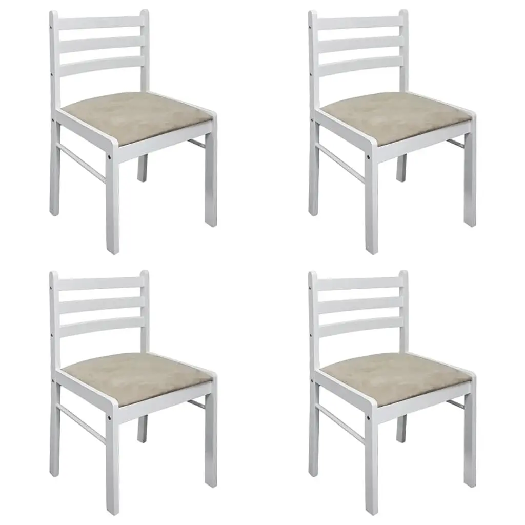 Dining Chairs Set of 4 in White