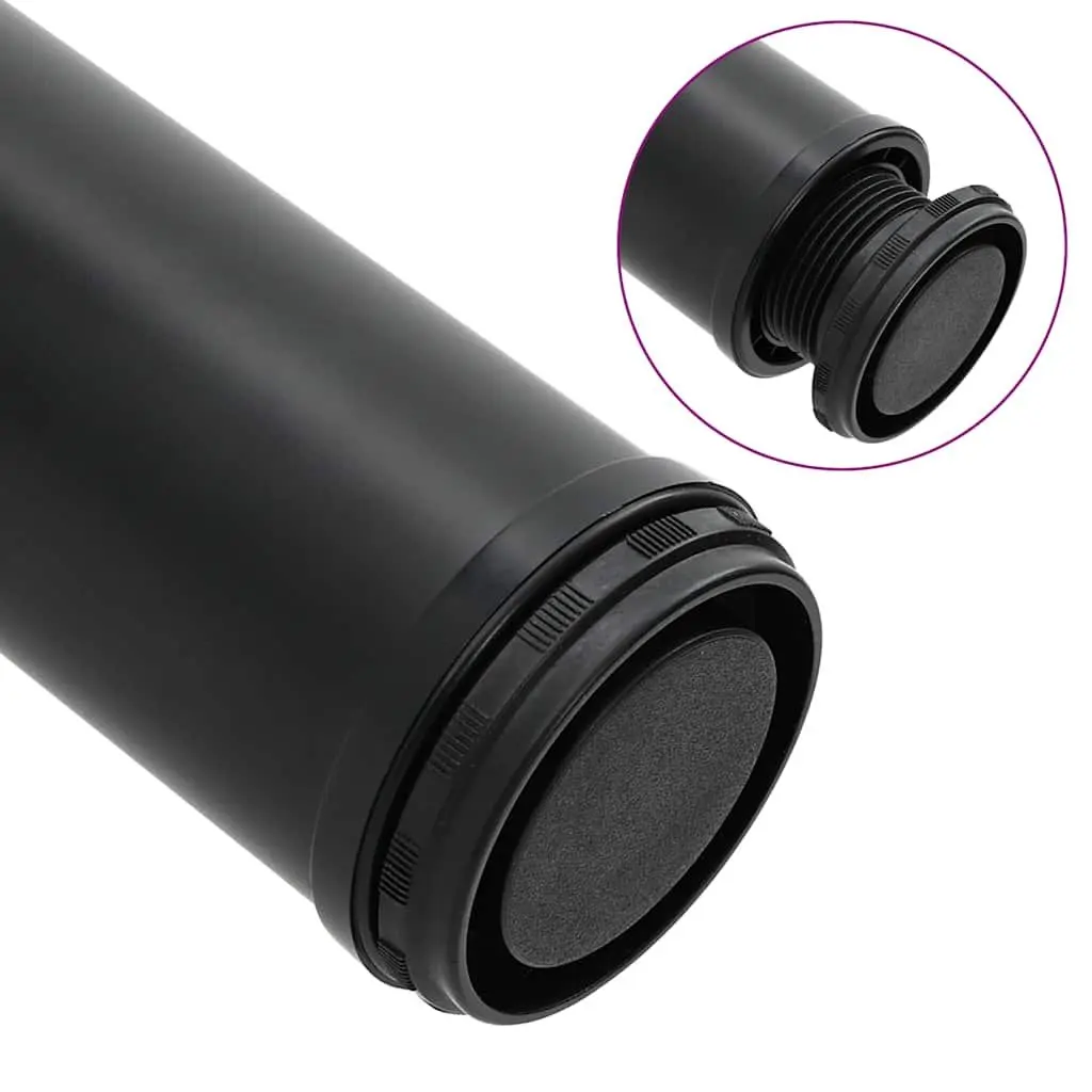Table Legs Adjustable Set 4 pcs Black 710 mm Replacement Furniture Support