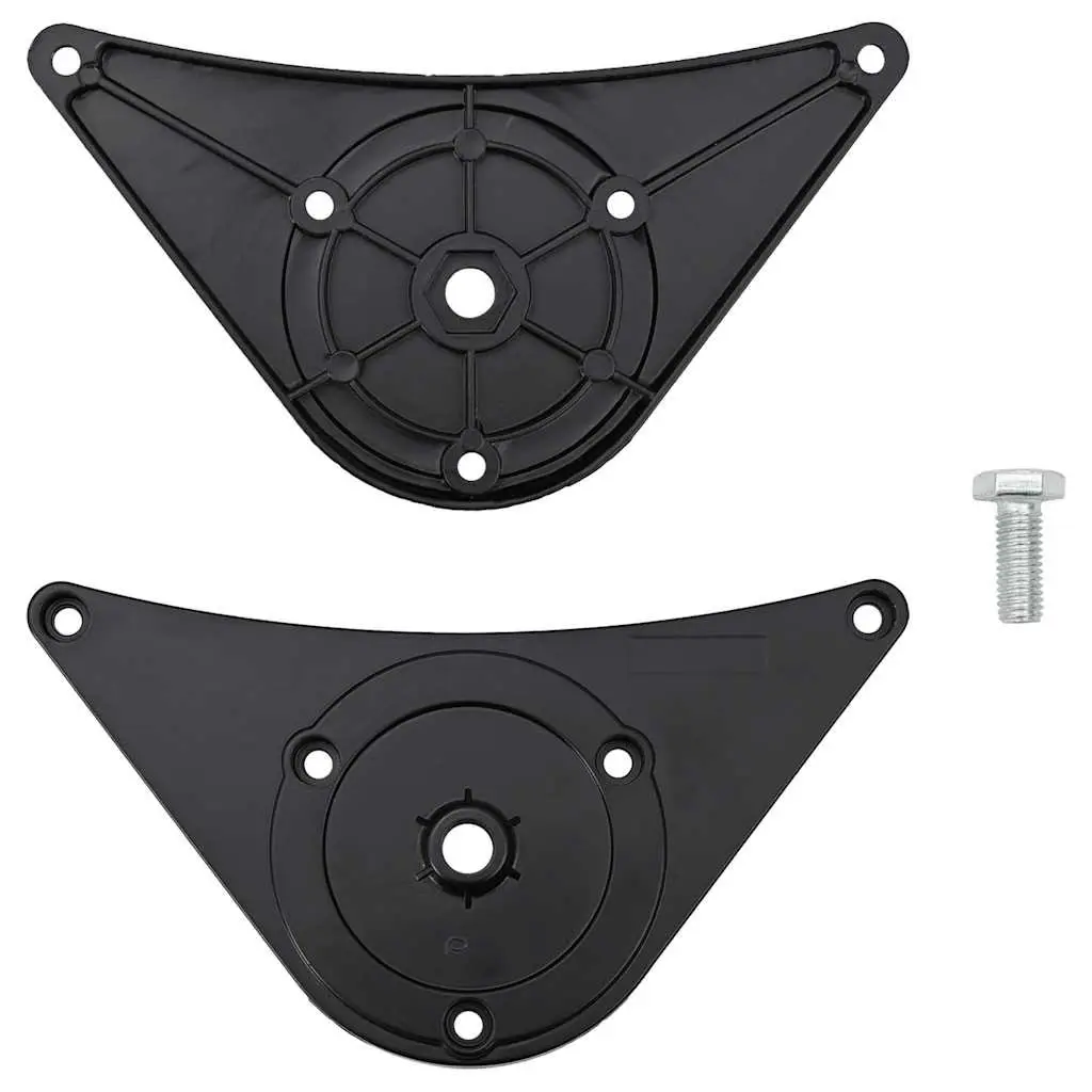 Table Legs Adjustable Replacement 870mm Black Set 4 Pieces