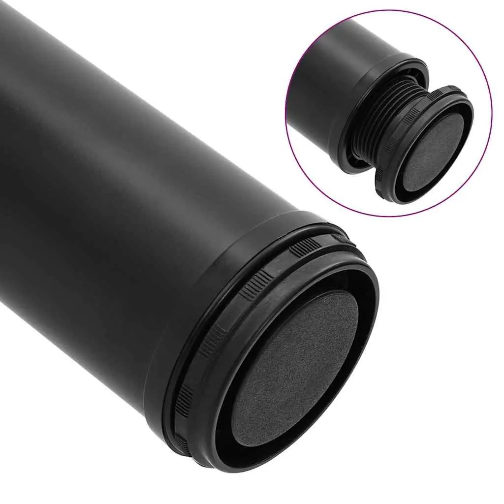 Table Legs Adjustable Replacement 870mm Black Set 4 Pieces