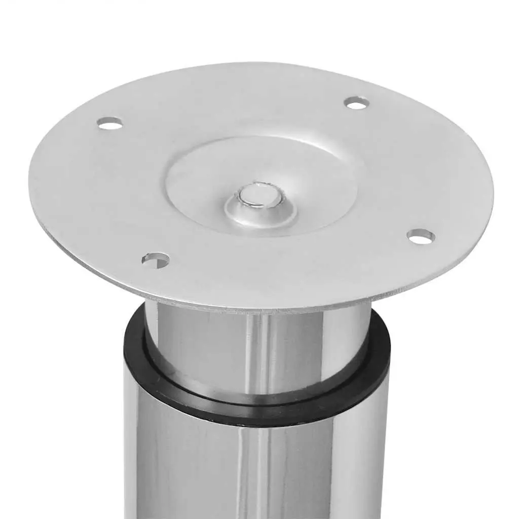 Chrome Table Legs Adjustable 710mm-1100mm Set of 2