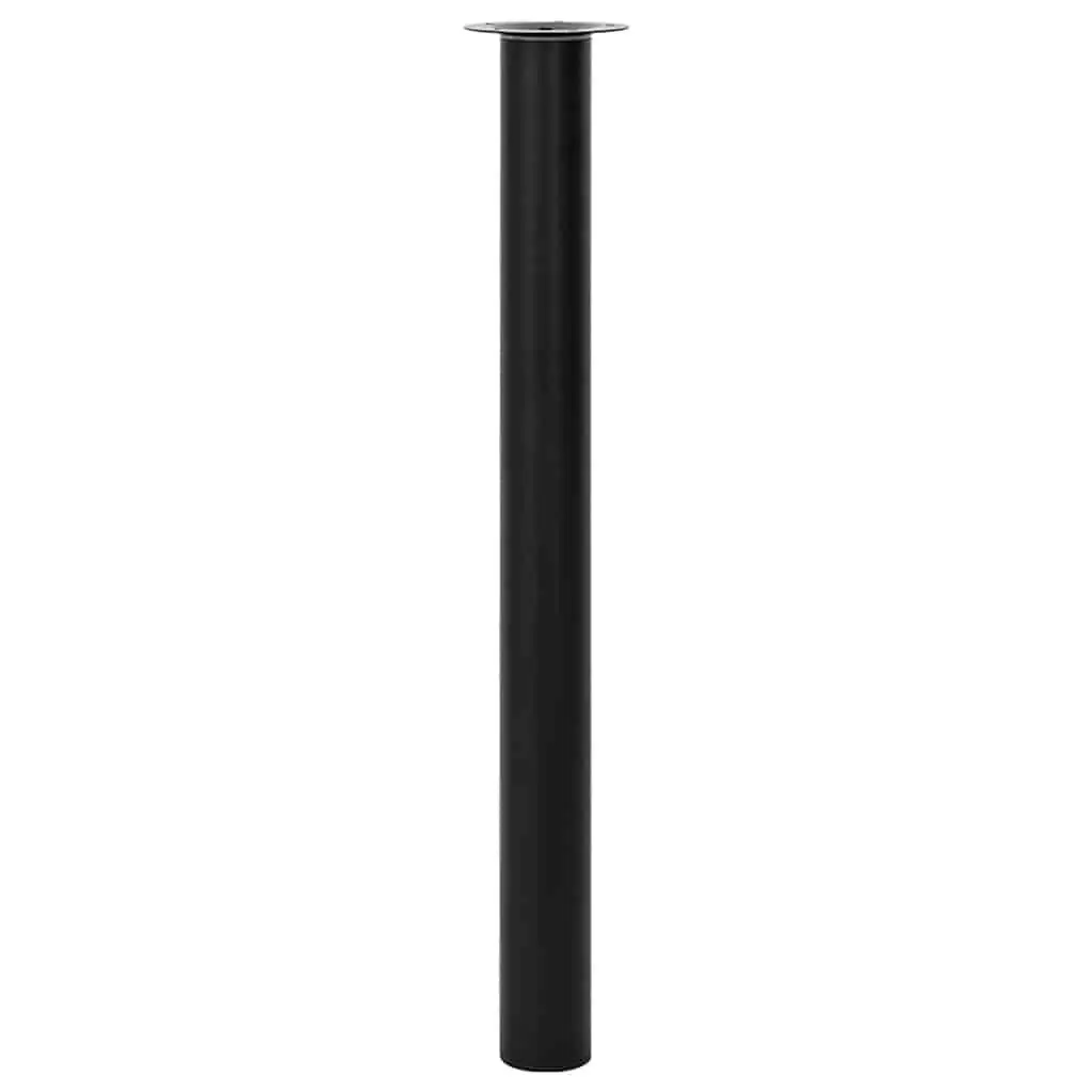 Black Telescopic Table Legs Set of Two