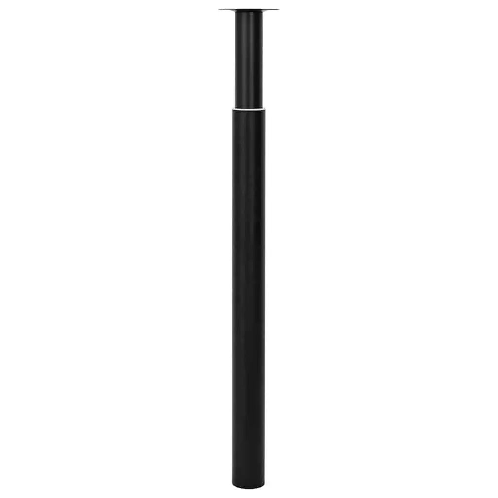 Black Telescopic Table Legs Set of Two