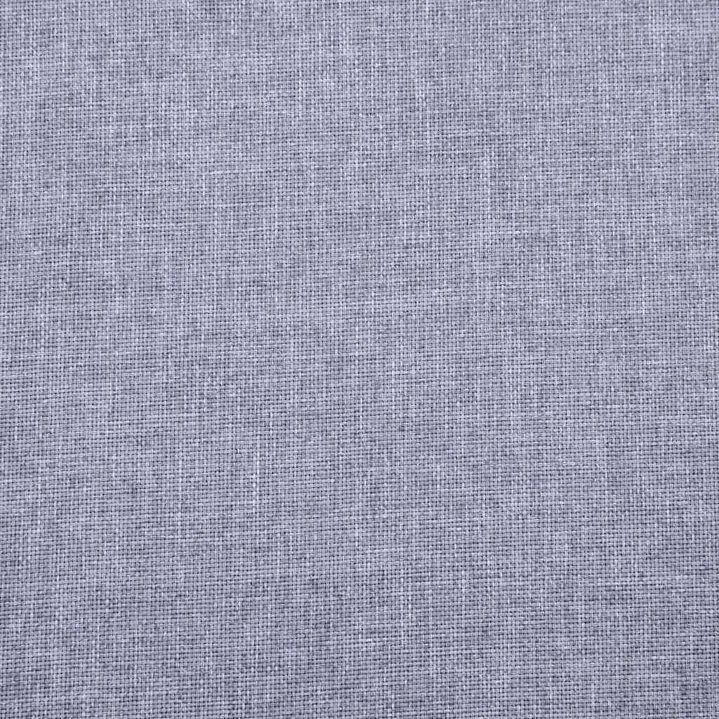 2-Seater Sofa Grey Fabric Couch Living Room Furniture