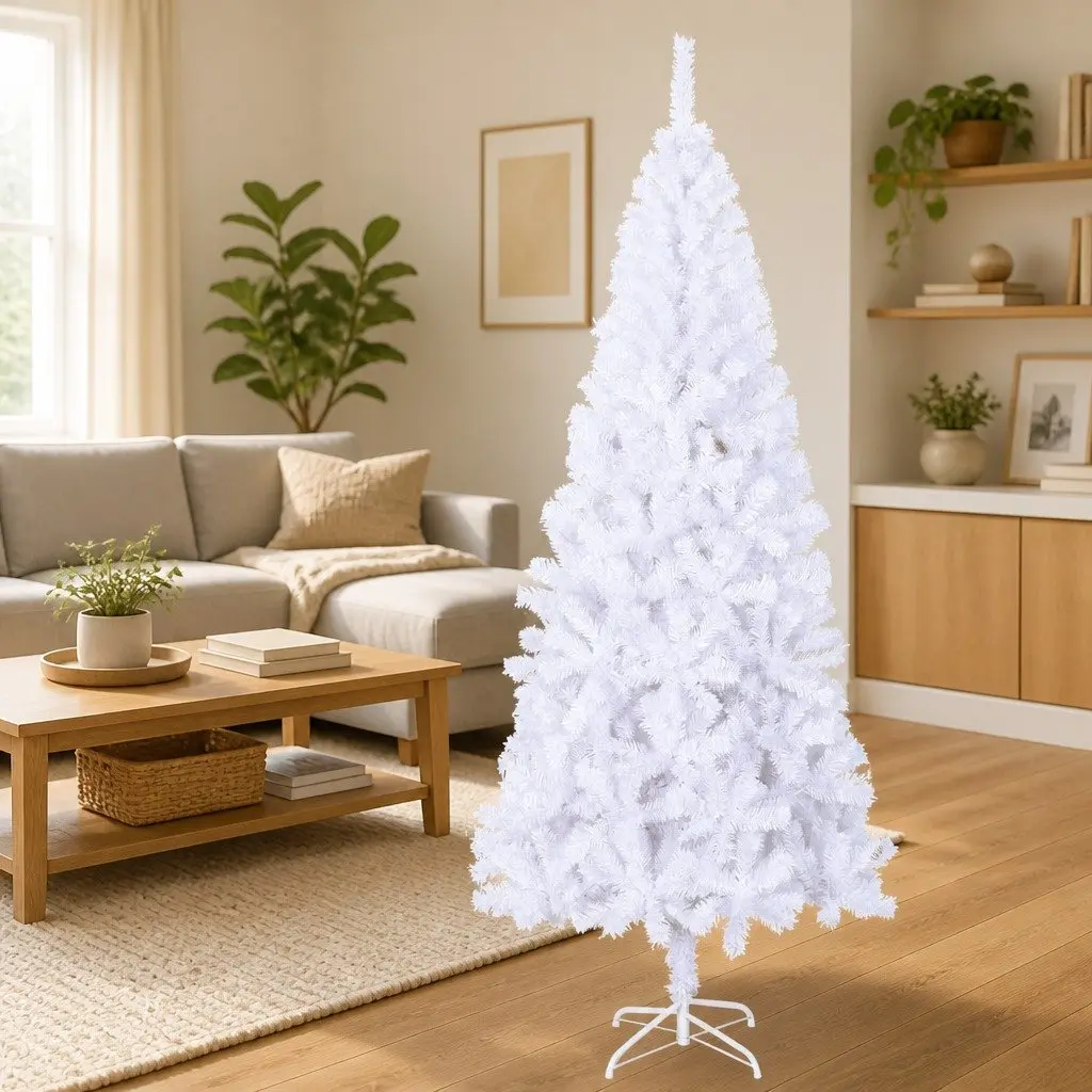 Artificial Christmas Tree Indoor 210cm White