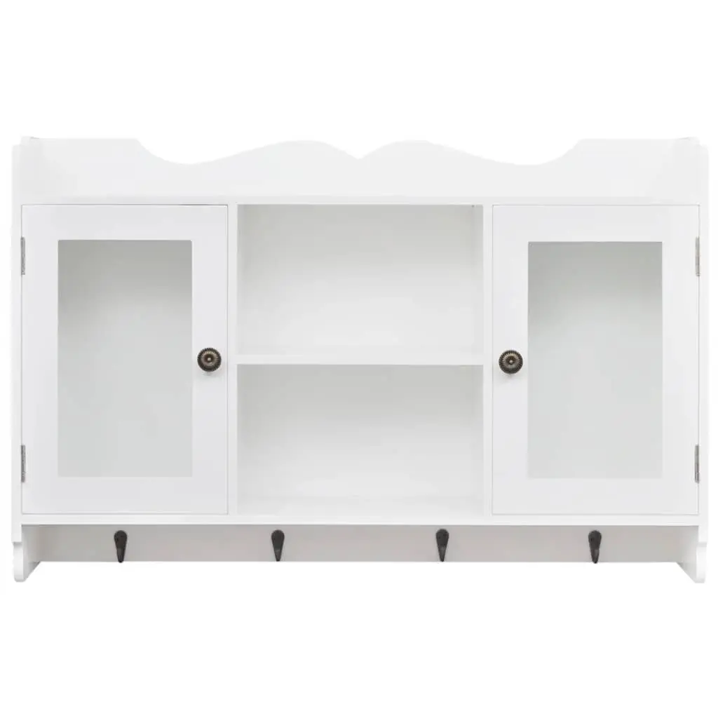 White MDF Display Cabinet