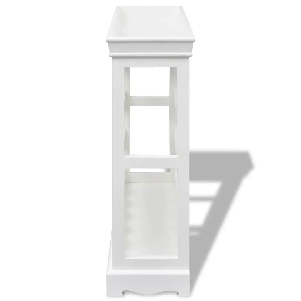 Wine Cabinet Storage Rack 24 Bottle Holder Organiser White