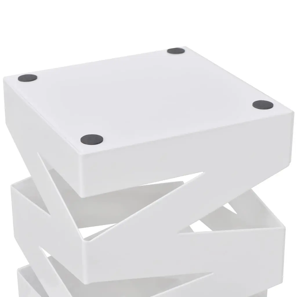 Umbrella Stand Storage Holder for Umbrellas Walking Sticks Trekking Poles 48.5cm White Steel