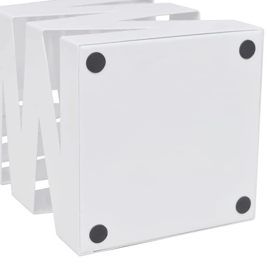 Umbrella Stand Storage Holder for Umbrellas Walking Sticks Trekking Poles 48.5cm White Steel