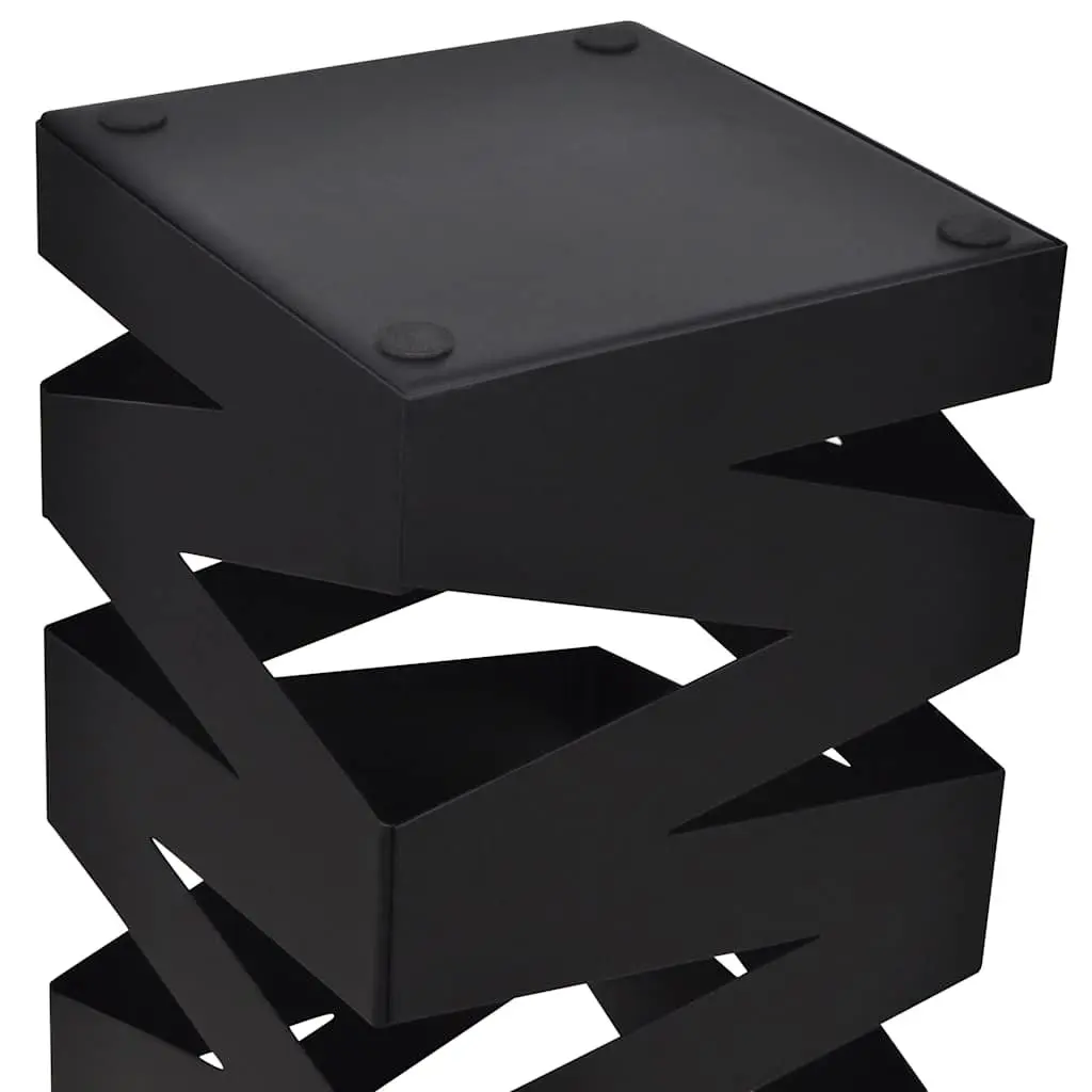 Umbrella Stand Storage Holder for Umbrellas Walking Sticks Trekking Poles 48.5cm Black Steel