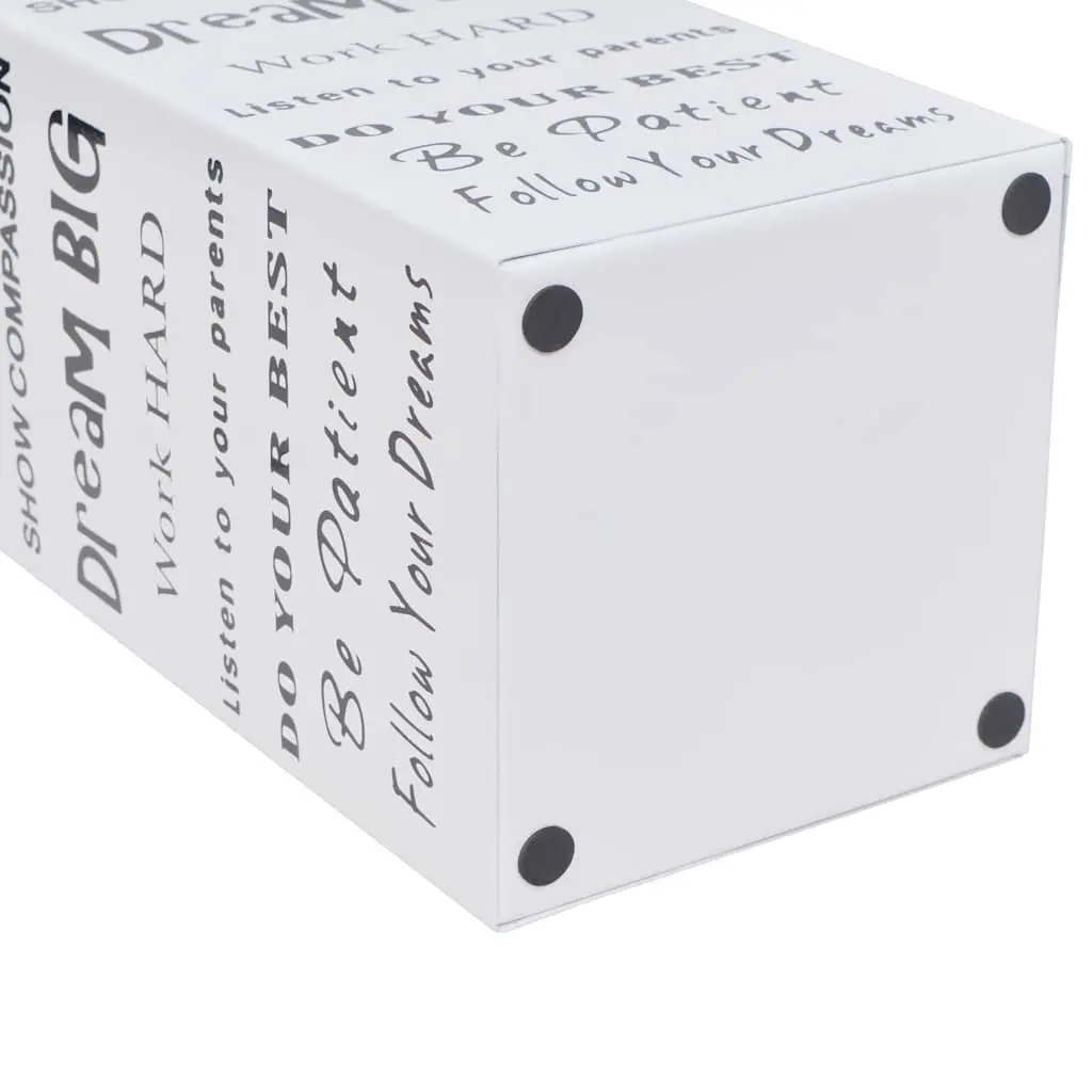 Umbrella Stand Storage Holder 48.5cm White Steel