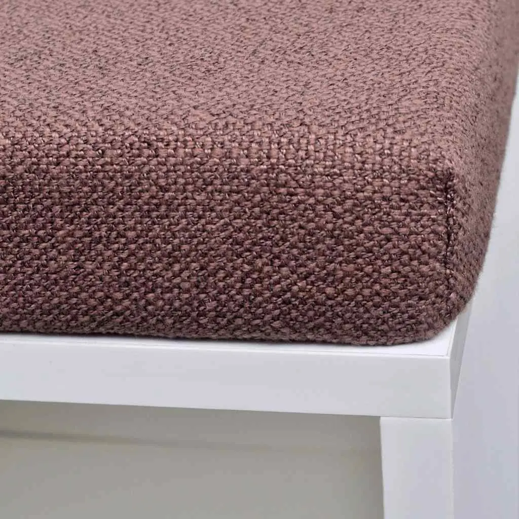 Shoe Storage Bench in White