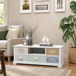 Warm and Reliable French Country Style TV Cabinet
