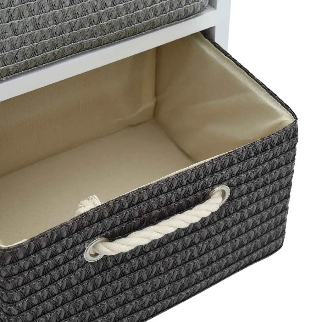 Storage Bench 6 Drawers Multicolour for Hallway Entryway Bedroom Living Room