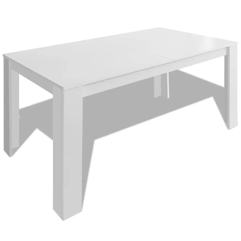 White Dining Table 140x80 cm