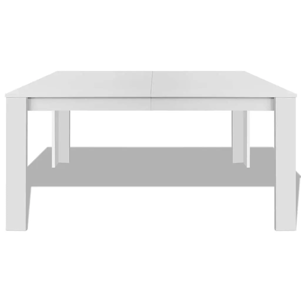 White Dining Table 140x80 cm