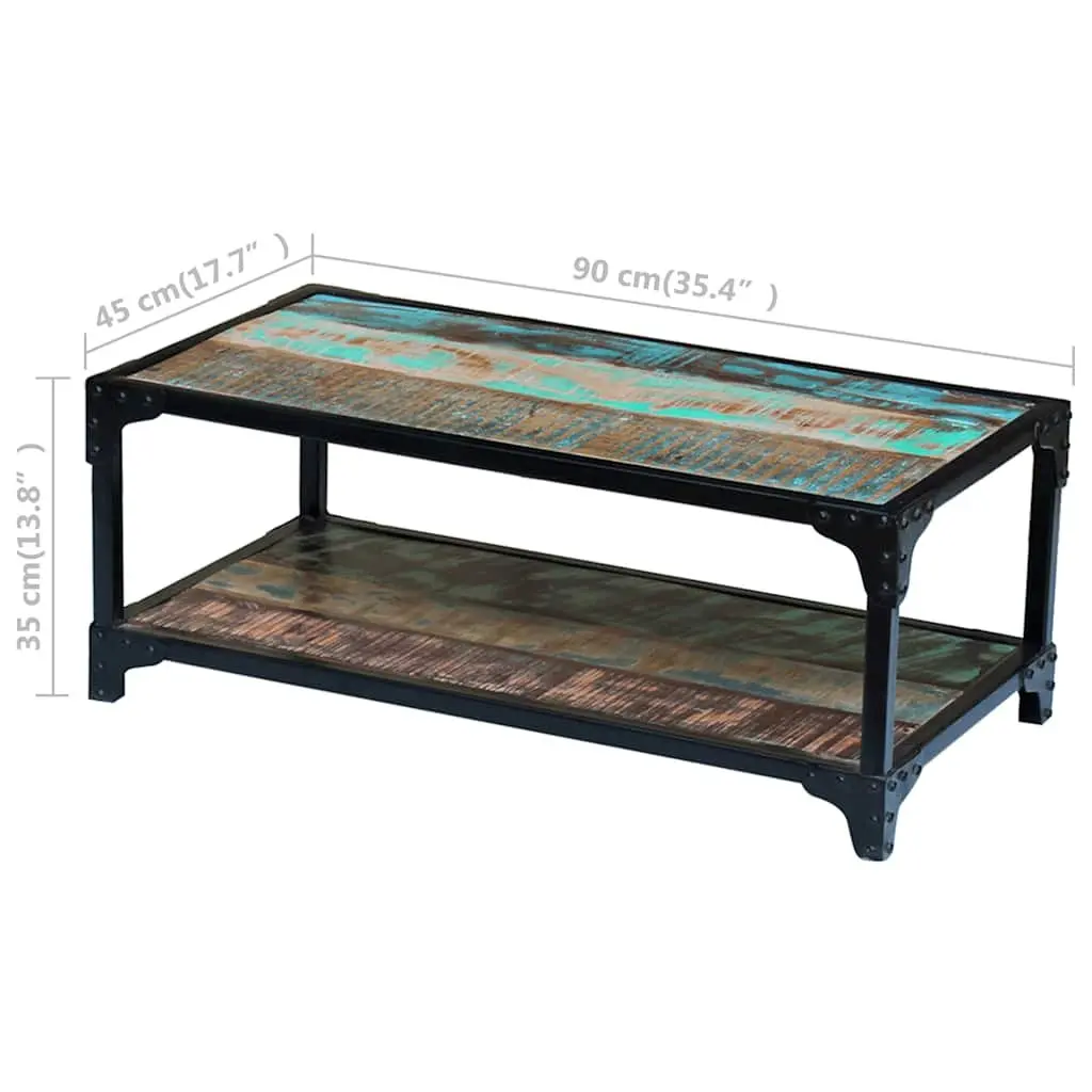 Vintage Coffee Table with Storage Space
