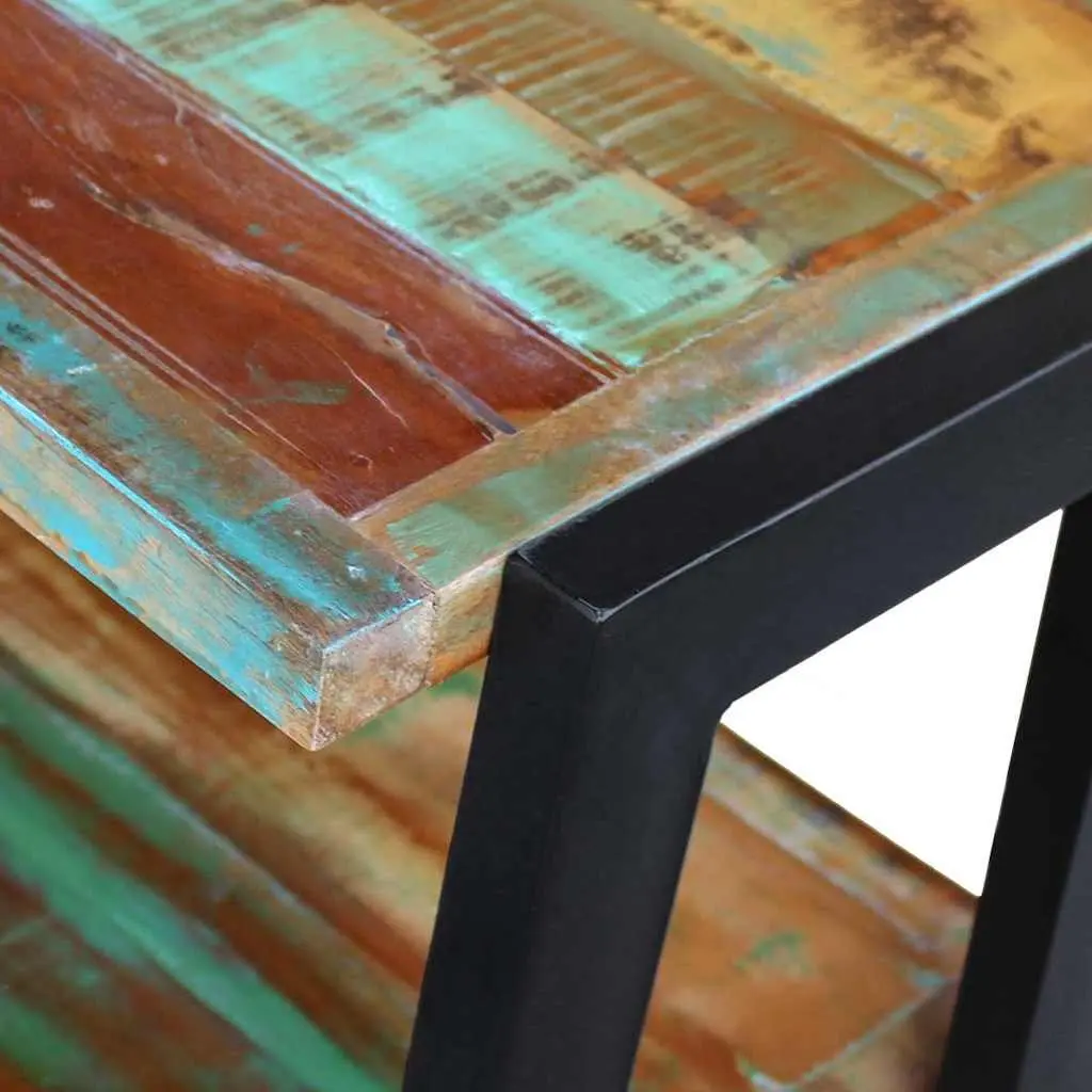 Sideboard 3 Shelves Solid Reclaimed Wood Storage Cabinet Console Table Furniture