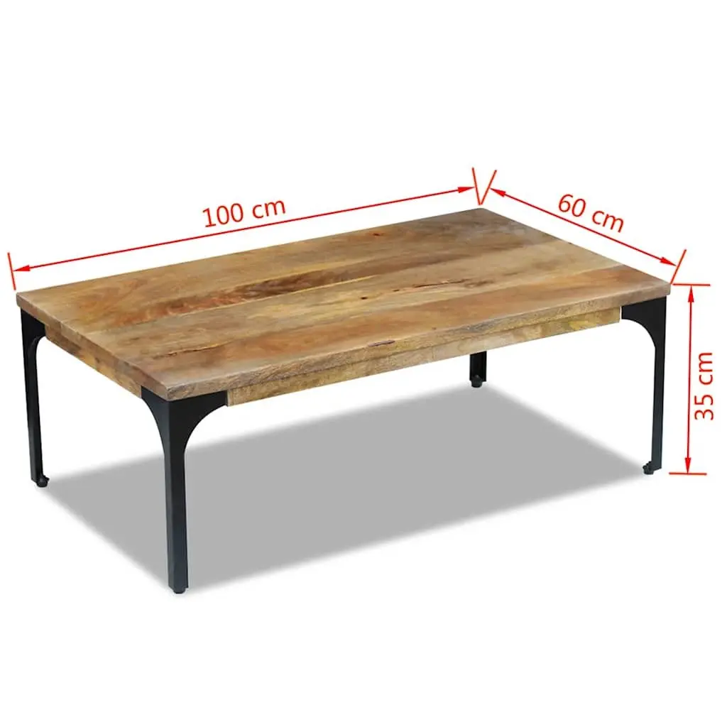 Brown Coffee Table with Solid Build