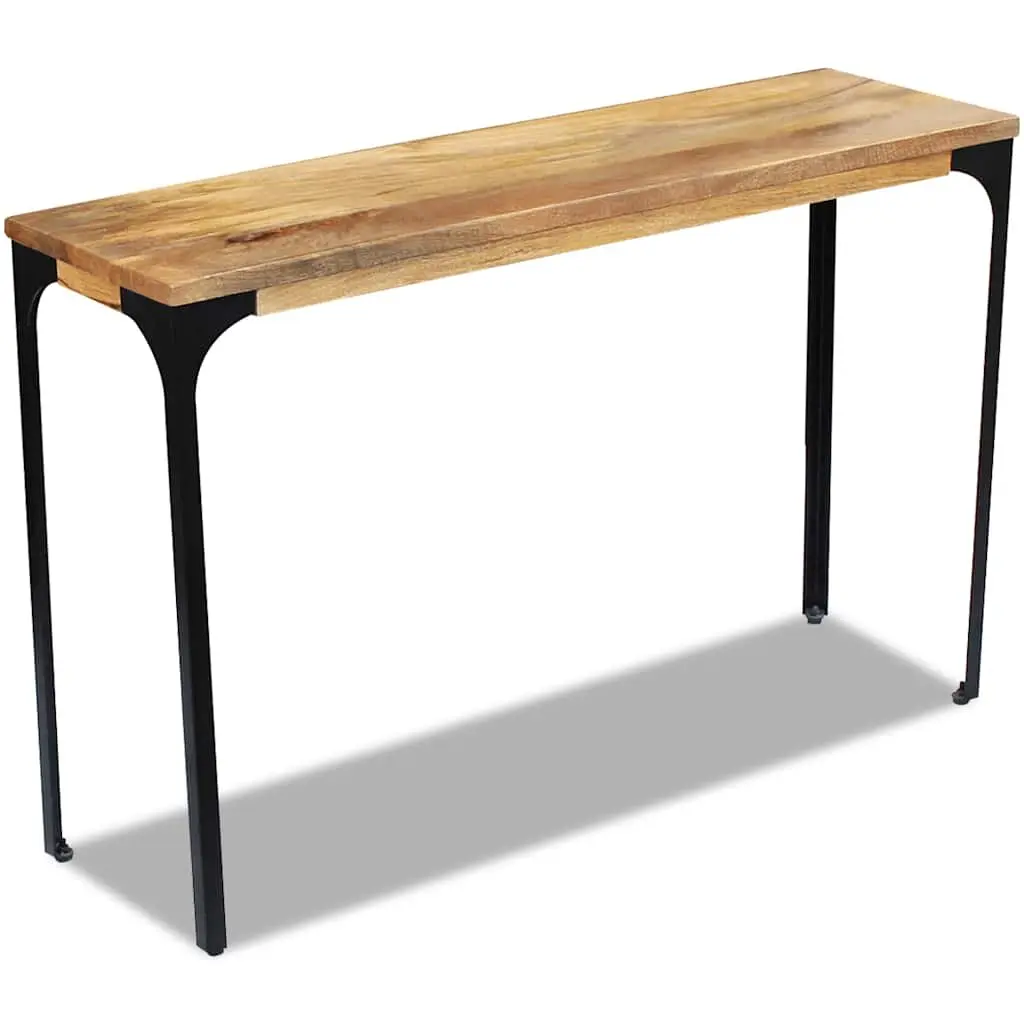 Wooden Console Table Sideboard 120x35x76cm Living Room Brown
