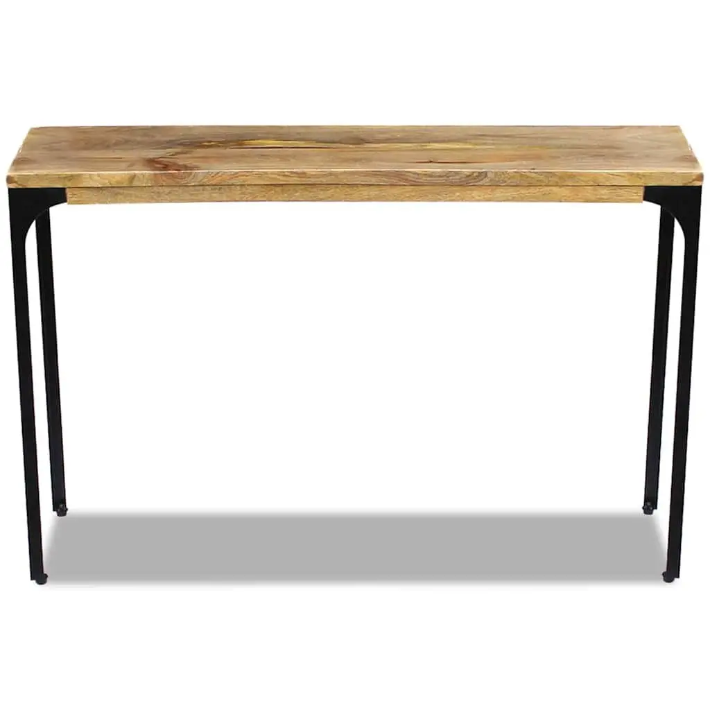 Wooden Console Table Sideboard 120x35x76cm Living Room Brown