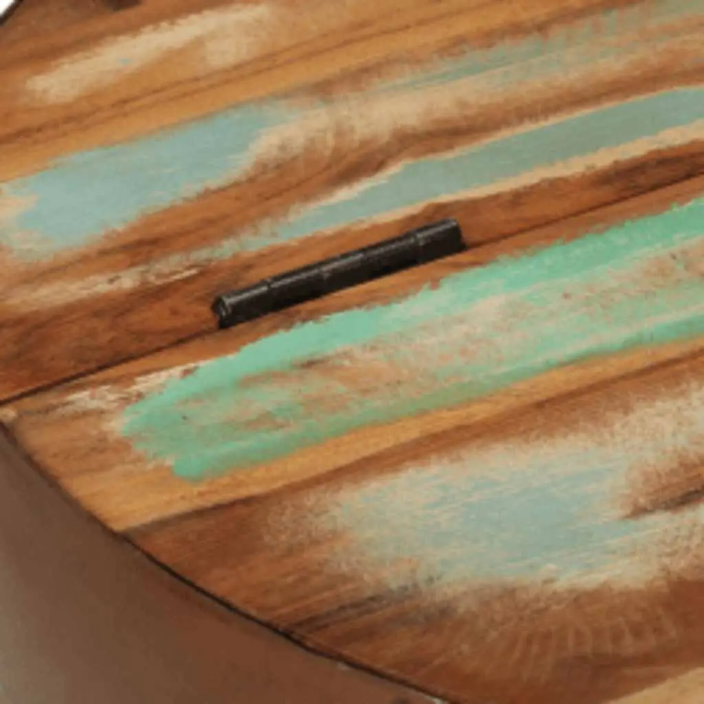 Bowl Shaped Coffee Table Set Two Piece Reclaimed Wood Multicolour Living Room