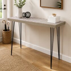 Practical Grey Console Table with Stylish Design