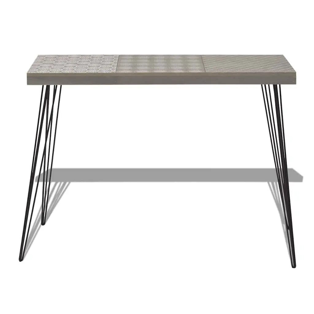 Console Table Accent Display Hallway Furniture 90L x 30W x 71.5H cm Grey