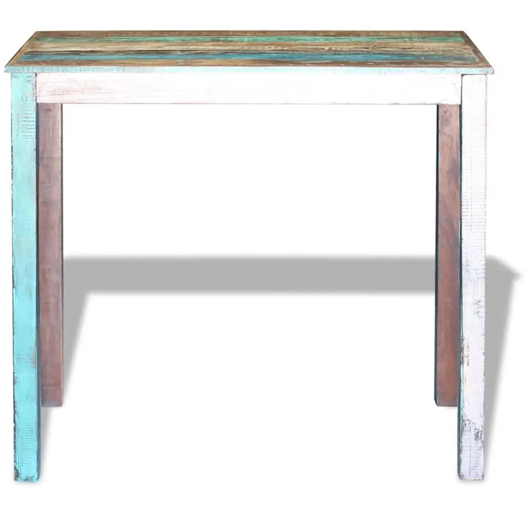 Bar Table Solid Reclaimed Wood Kitchen Dining Room Furniture Antique Style