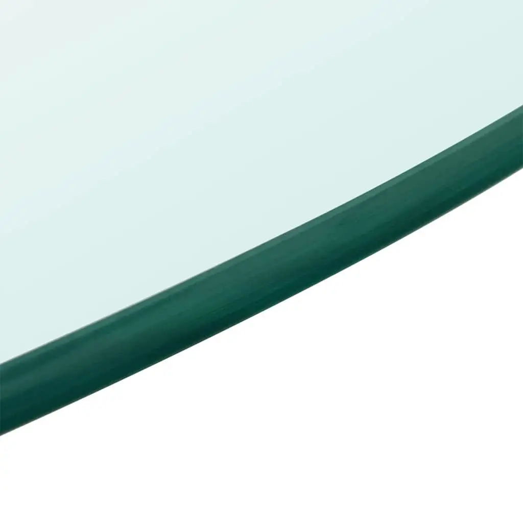 600mm Clear Tempered Glass Table Cover