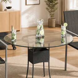 Quality Round Tempered Glass Tabletop 80cm Diameter