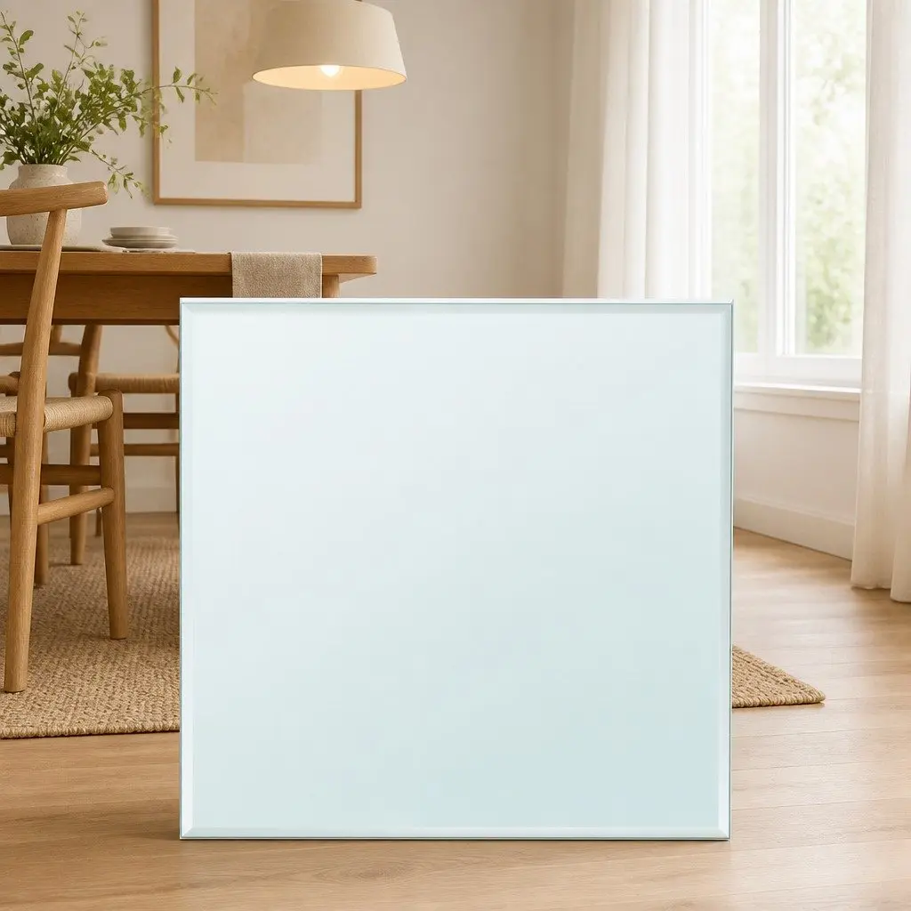 Tempered Glass Table Top Square 700x700mm Dining Coffee Transparent