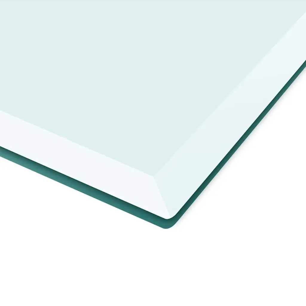 Tempered Glass Table Top Square 700x700mm Dining Coffee Transparent