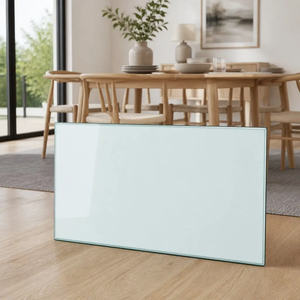 Tempered Glass Table Top Rectangular 1200x650mm Clear Dining Coffee Garden