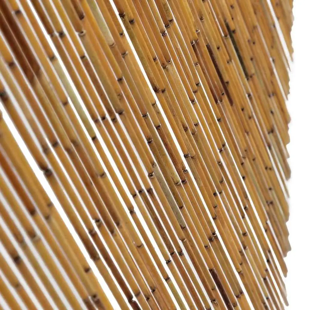 Bamboo Insect Screen Curtain Brown 90x200 cm for Patio Balcony Decoration