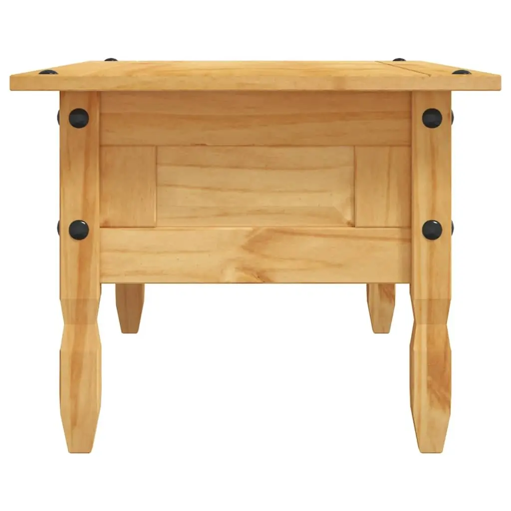 Coffee Table Mexican Corona Style Solid Pine Brown Living Room Accent Furniture