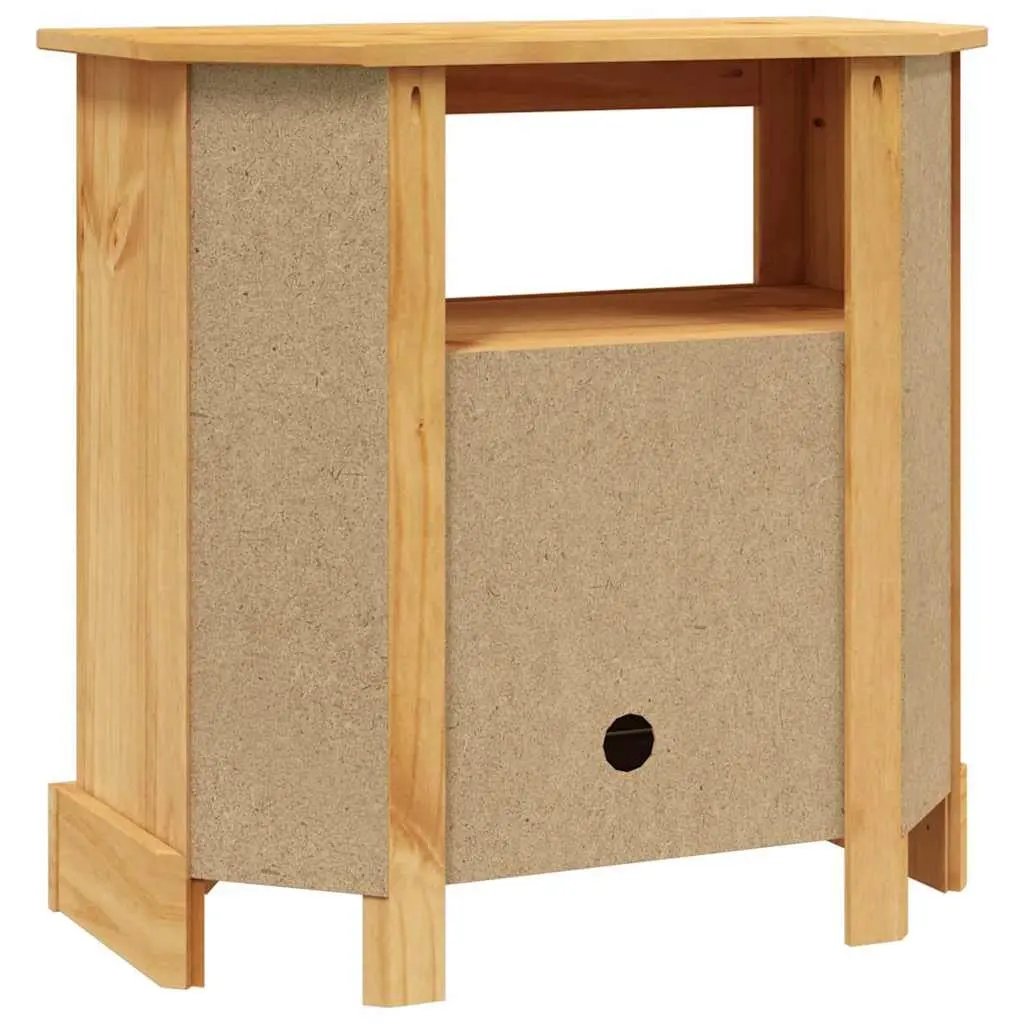 Console Table Side Cabinet Brown Solid Pinewood Mexican Corona Style 80W x 43D x 78H cm