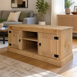 Durable Wooden TV Cabinet Offering Practical Storage Space