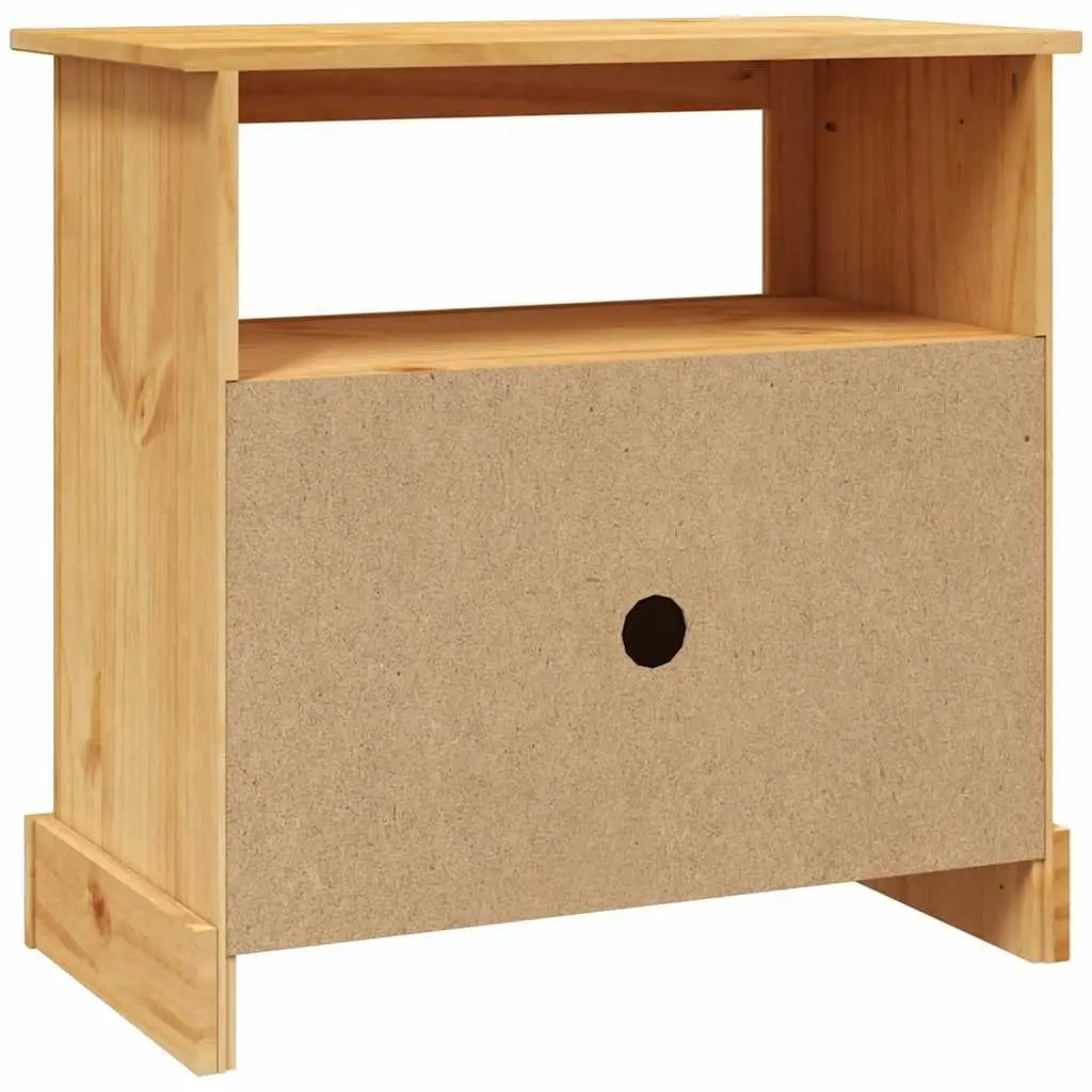 TV Cabinet Rustic Living Room Entertainment Unit 80 x 43 x 78 cm Brown
