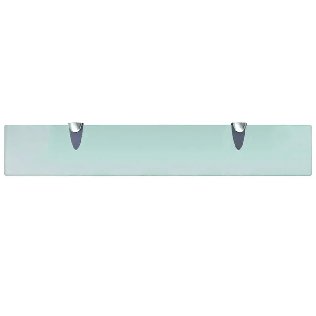 Floating Glass Wall Shelf 60x10cm Transparent Display Storage
